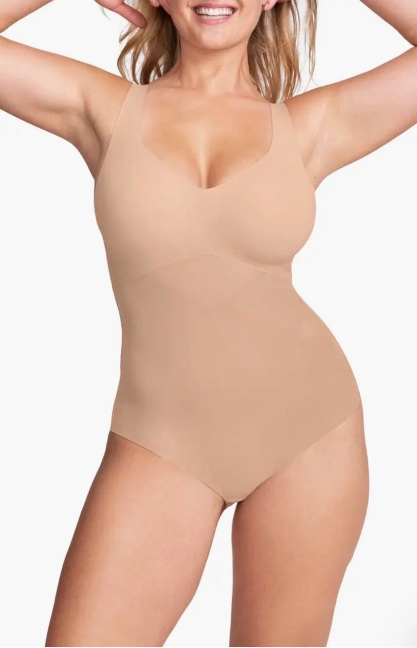 NWOT Honeylove Tank Bodysuit in Sand Size 2X